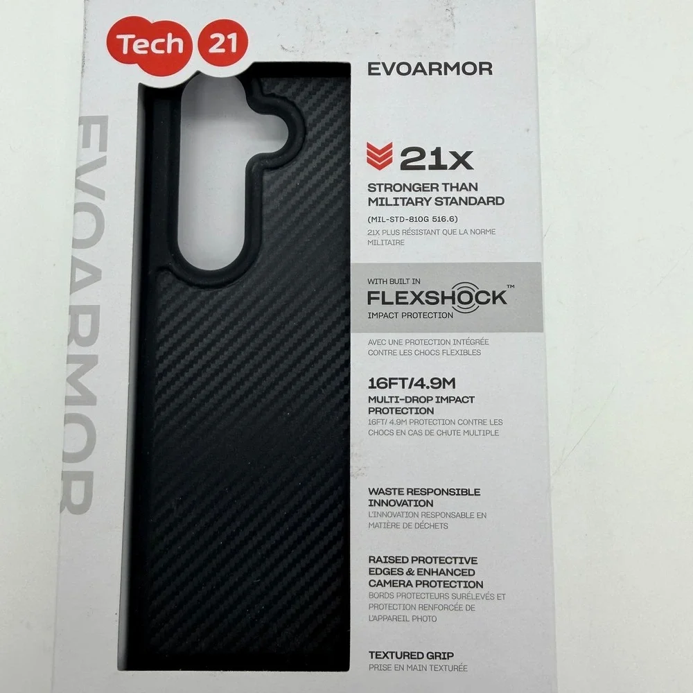 Tech21 EvoArmor Protective Phone Case Textured Grip For Samsung Galaxy S24 FE